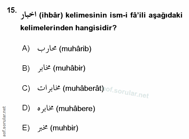 Soru 15