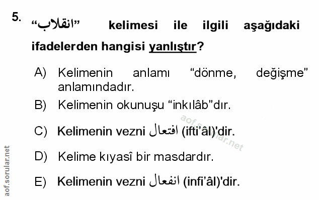 Soru 5