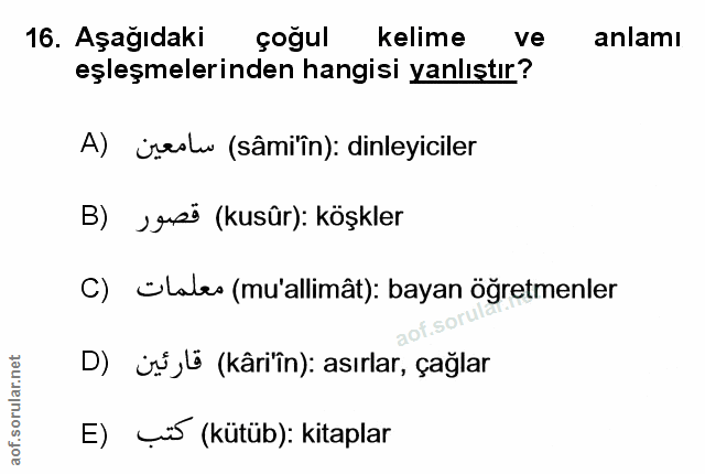 Soru 16