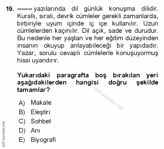 Soru 19