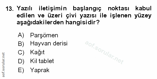 Soru 13