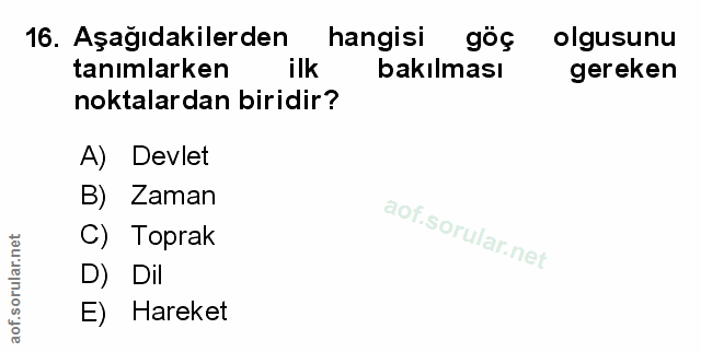 Soru 16