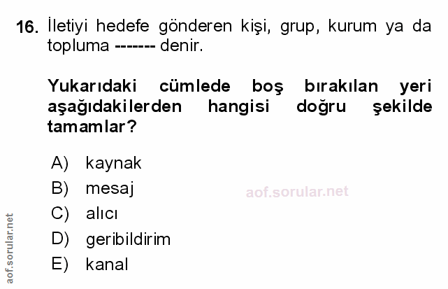 Soru 16