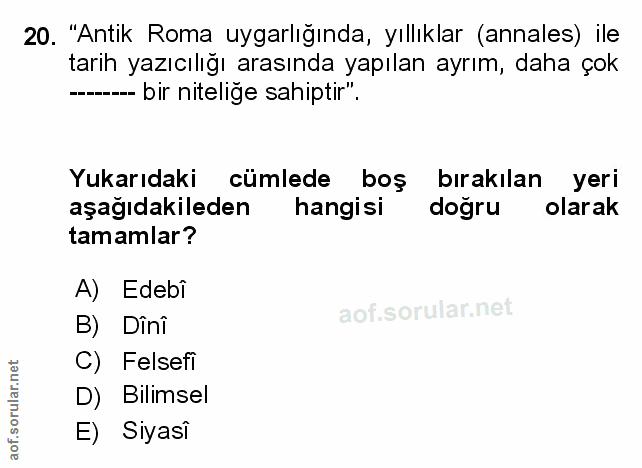 Soru 20