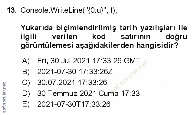 Soru 13