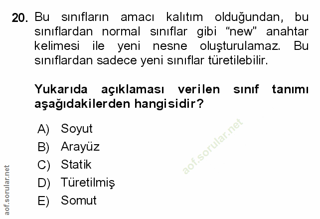 Soru 20
