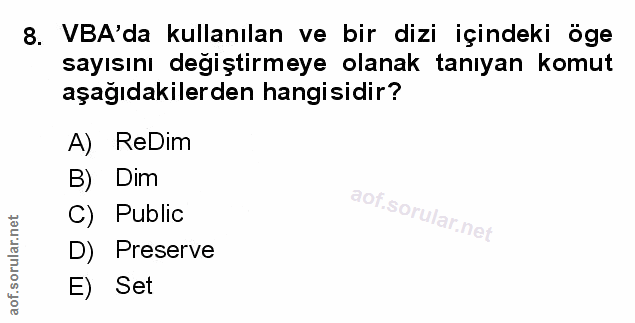 Soru 8