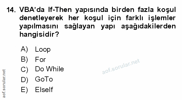 Soru 14