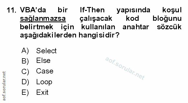 Soru 11