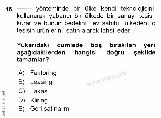 Soru 16