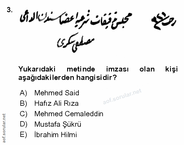 Soru 3