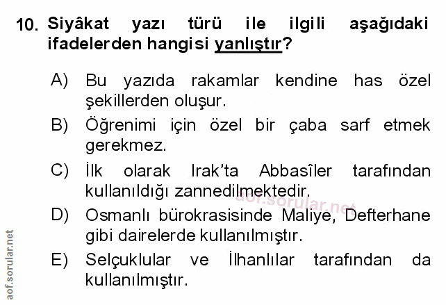 Soru 10