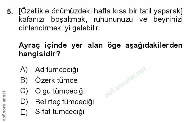 Soru 5