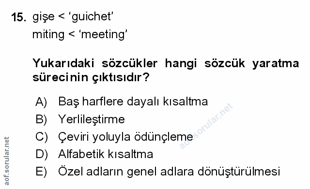 Soru 15