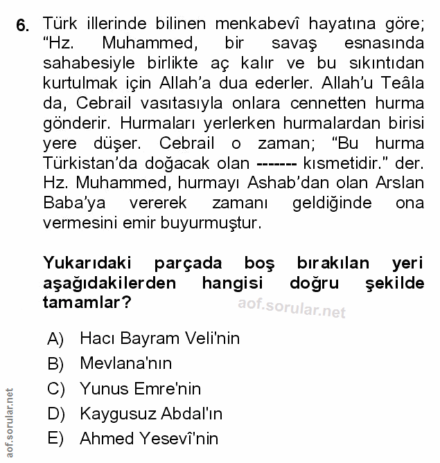 Soru 6