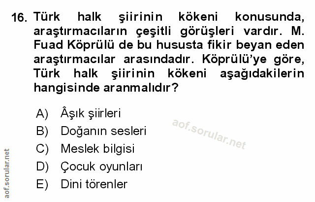 Soru 16