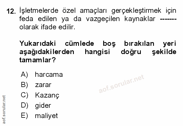 Soru 12