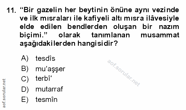 Soru 11