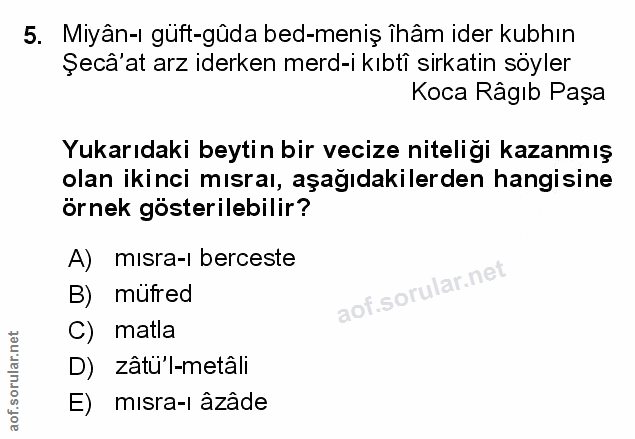 Soru 5