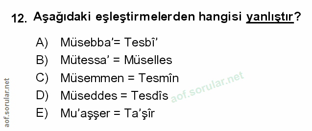 Soru 12