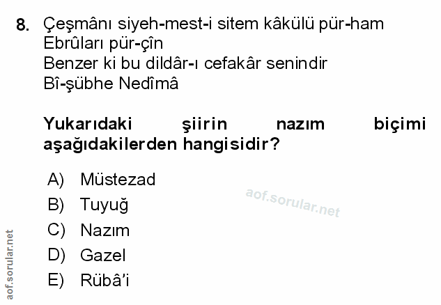 Soru 8