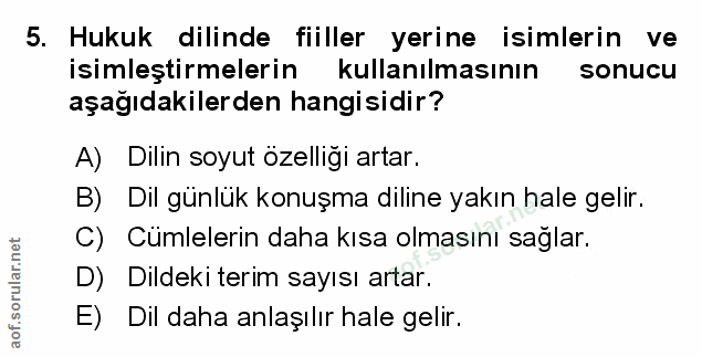 Soru 5