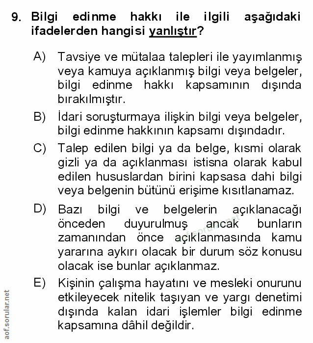 Soru 9