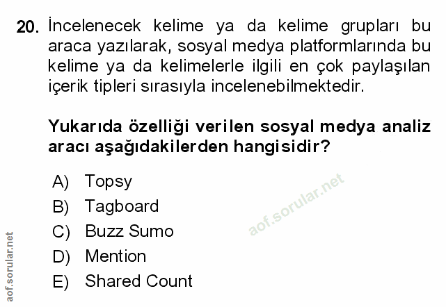 Soru 20