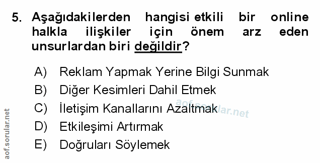 Soru 5