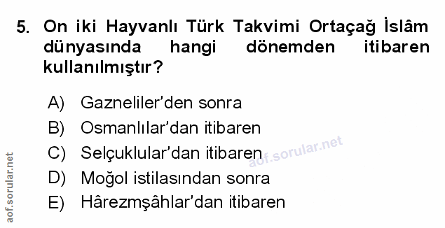 Soru 5