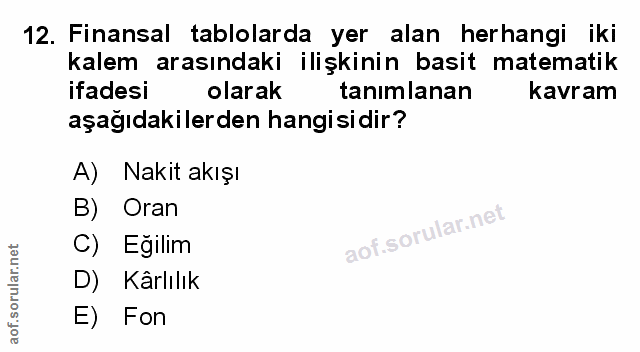 Soru 12