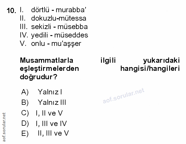 Soru 10