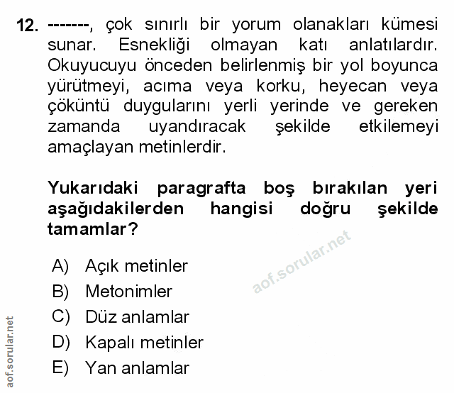 Soru 12