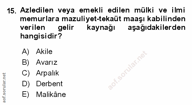 Soru 15