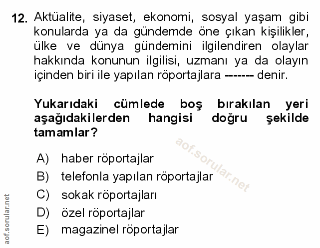 Soru 12