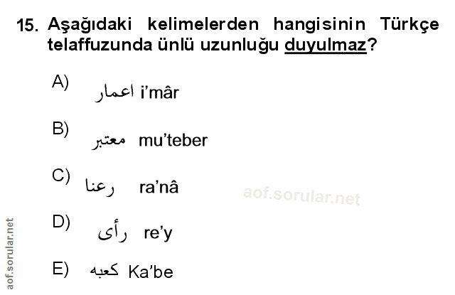Soru 15