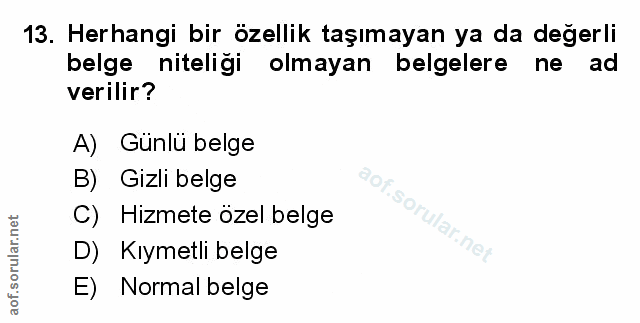 Soru 13