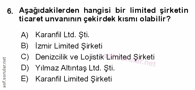 Soru 6