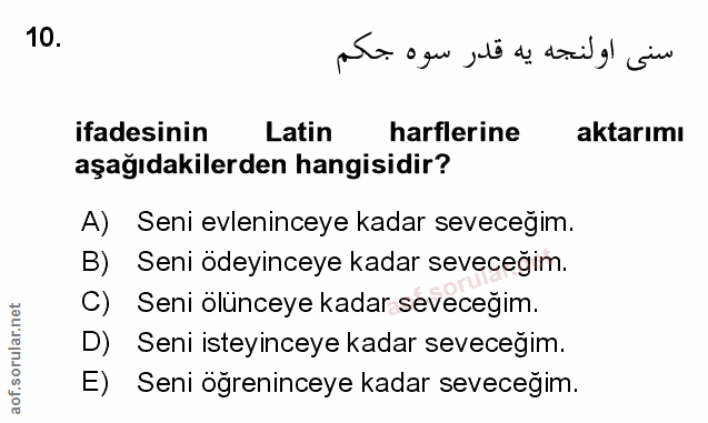 Soru 10
