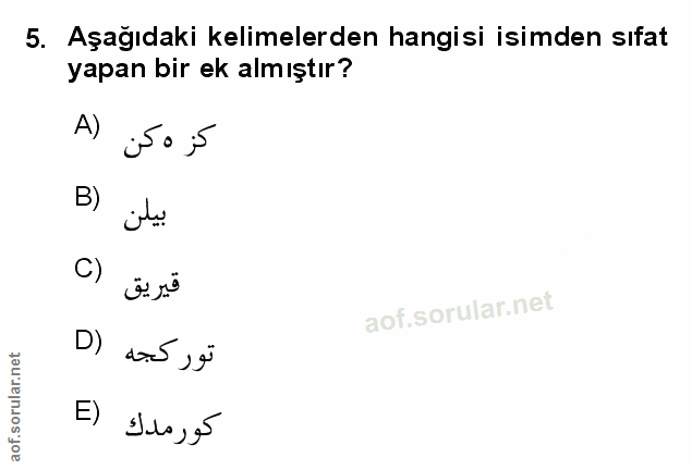 Soru 5