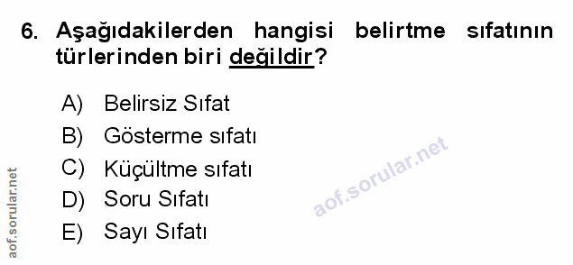 Soru 6