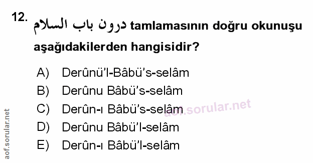 Soru 12
