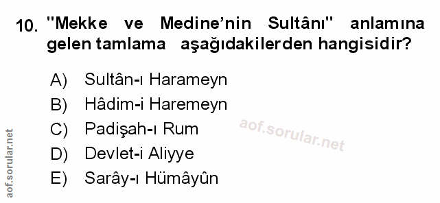 Soru 10