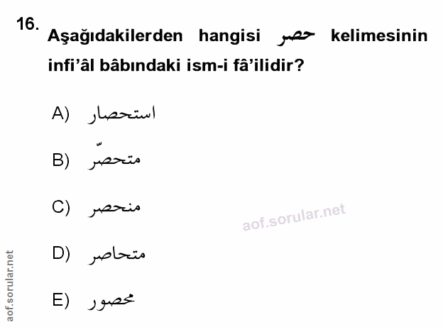Soru 16