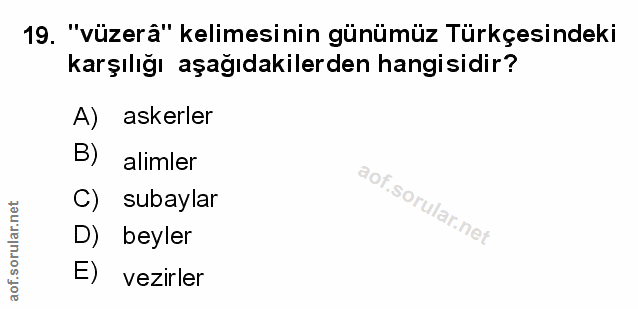 Soru 19