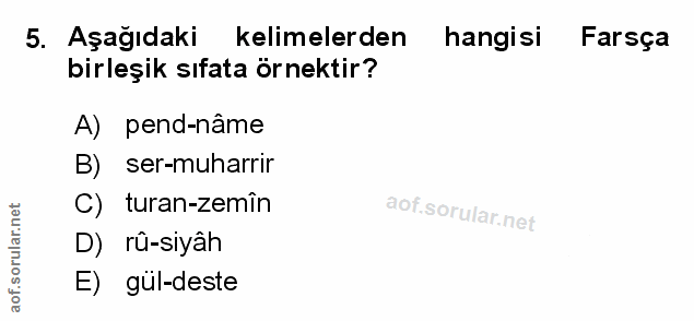 Soru 5