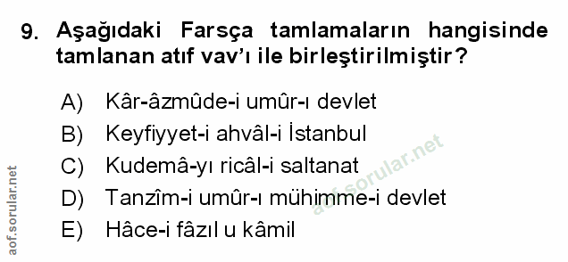 Soru 9