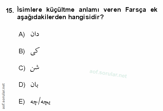 Soru 15