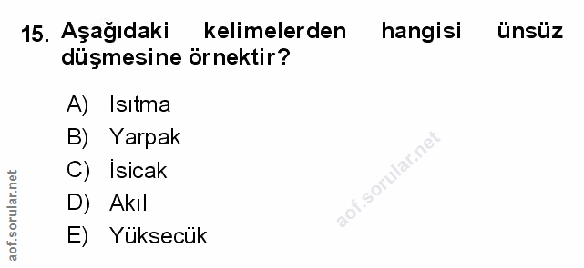 Soru 15