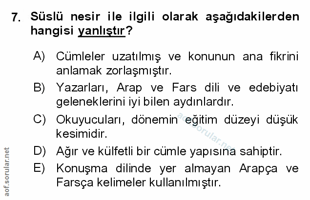 Soru 7